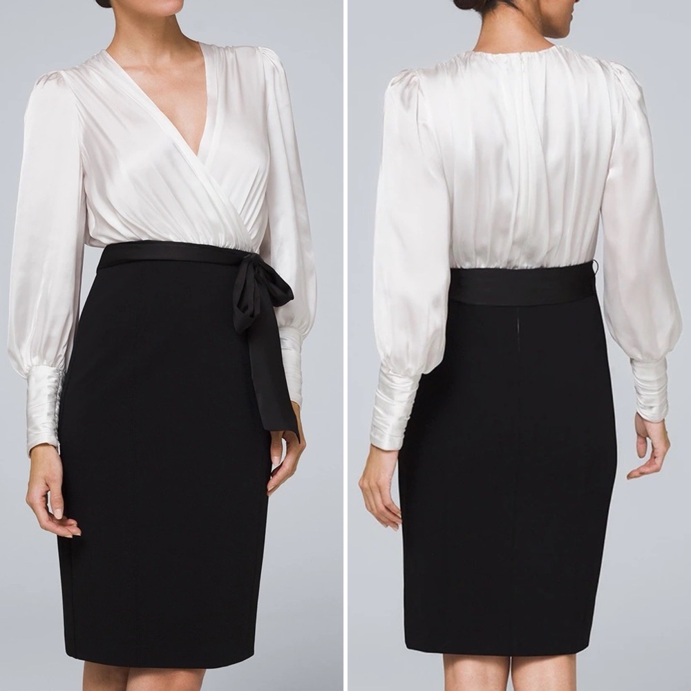 NEW WHBM Dress (Body-Perfecting Mixed Media) 0